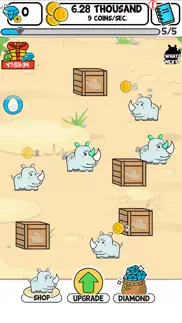 rhino evolution - clicker game iphone capturas de pantalla 1