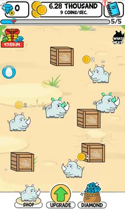 Rhino Evolution - Clicker Game iPhone image 1