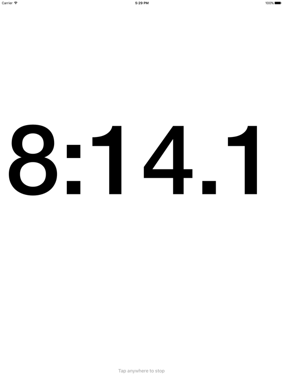 Screenshot #5 pour Herotime Zero: Timer Stopwatch Simply Big