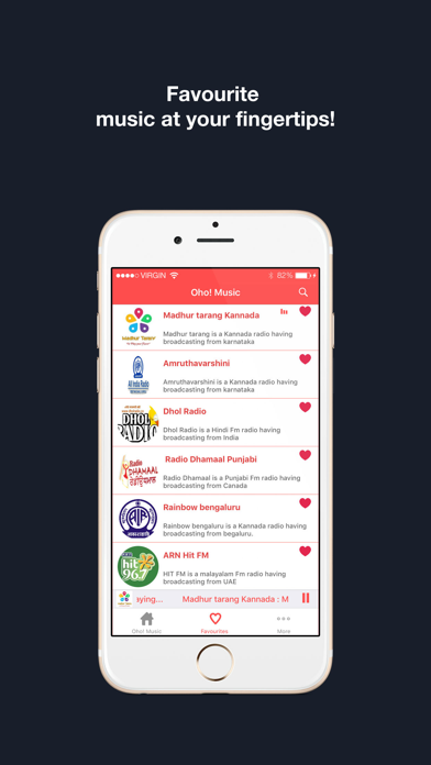 Screenshot #2 pour Oho! music - Listen to Live Radio, Music