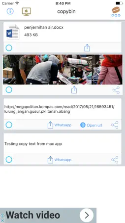 copybin screenshot 1