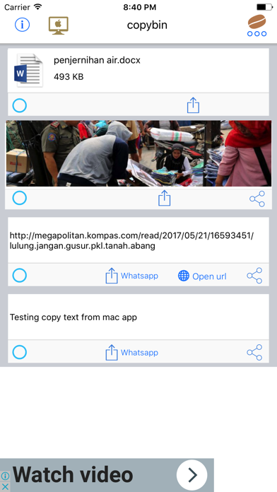 Screenshot #1 pour copybin