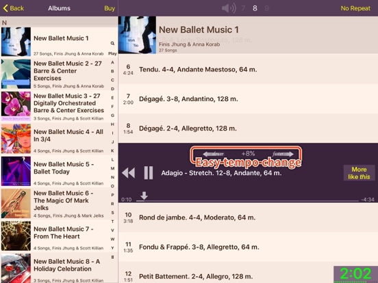 Screenshot #4 pour BarreNotes Music Control for Dance