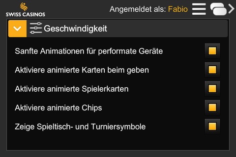 Swiss Casinos Poker screenshot 4