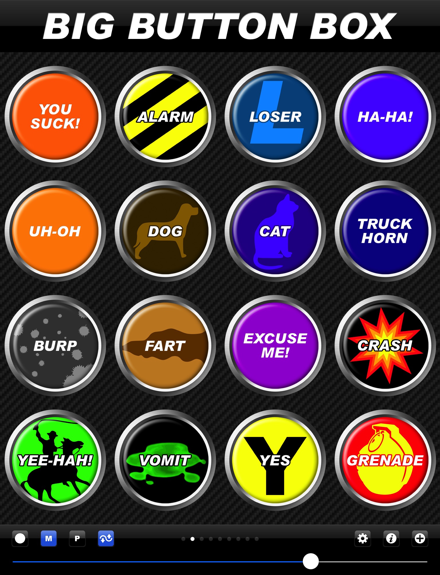 Big Button Box HD - funny sound effects & sounds screenshot 2