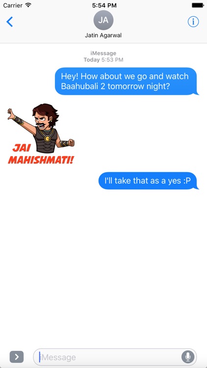 Baahubali Stickers
