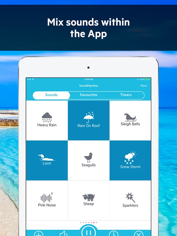 Sound Machine for Deep Sleep iPad screenshot 3 - Lifestyle app