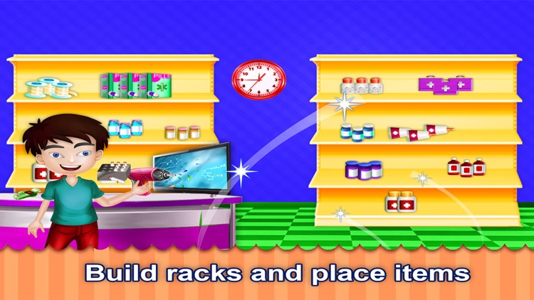 Pharmacy Construction – Shop Builder Game screenshot-3