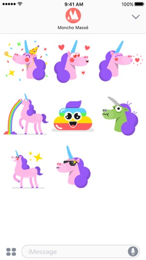 Moncho the Unicorn – Animated Stickers(圖3)-速報App