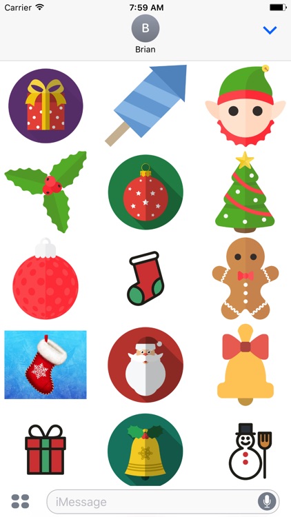 Christmas Sweetie Stickers