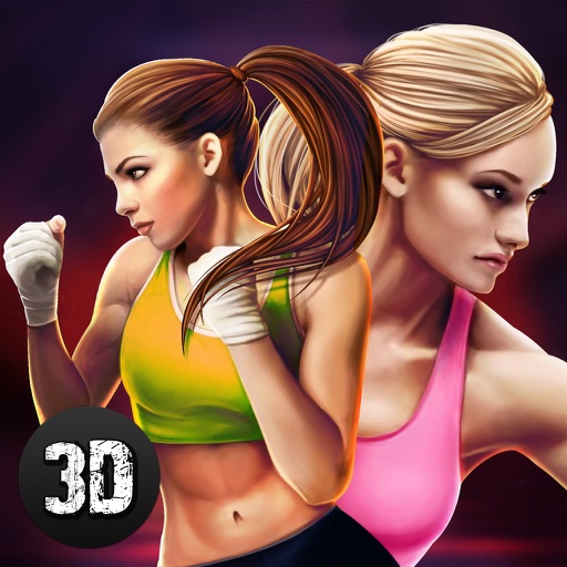 Anime Girls Ninja Kungfu Fighting 3D icon