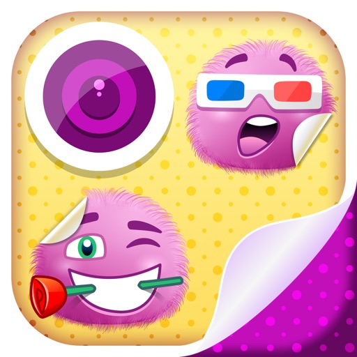 Emoji Stickers Photo: Cute Sticker & Pink Emoticon iOS App