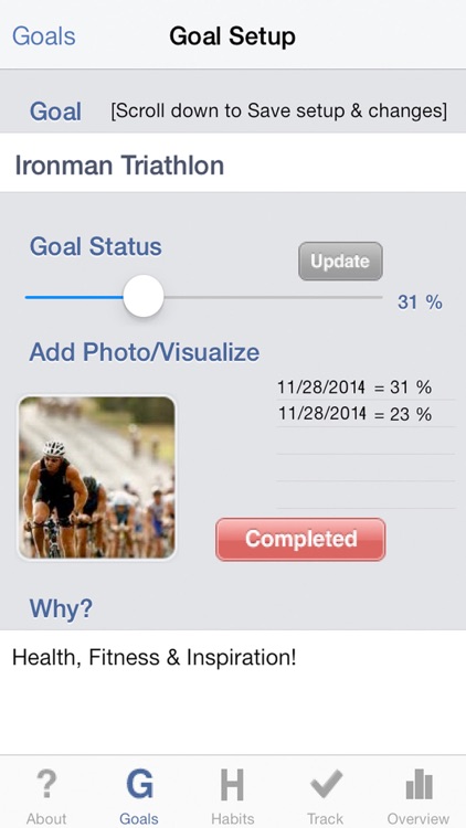 The Habit Factor® LITE | Habits 2 Goals Tracker