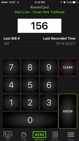 Mobile Timing screenshot 1
