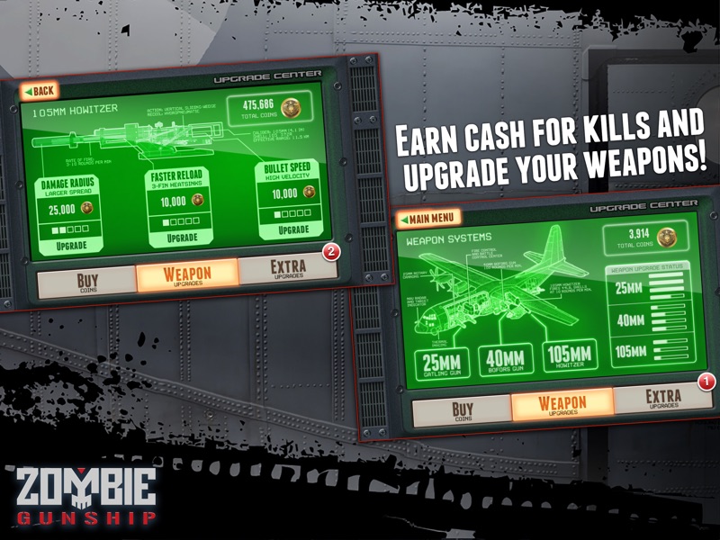 Zombie Gunship: Gun Down Zombies screenshot 8
