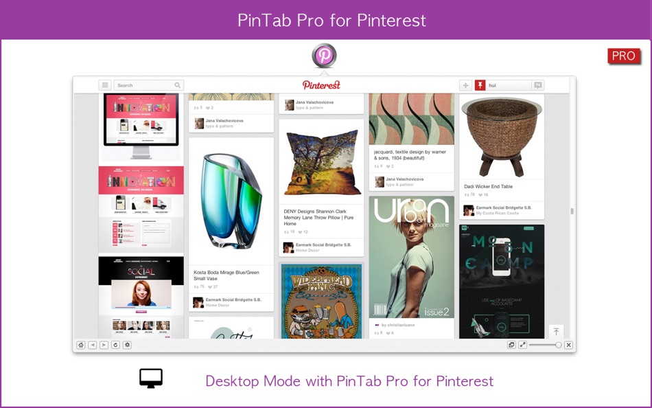 PinTab Pro for Pinterest - 1.3.1 - (macOS)