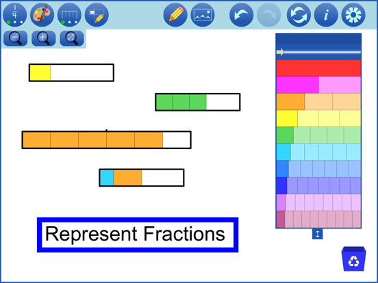 Fraction Strips by mathies