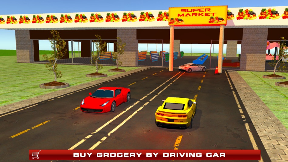 Supermarket Drive Through 3D – Shop in Car Sim - 1.0 - (iOS)