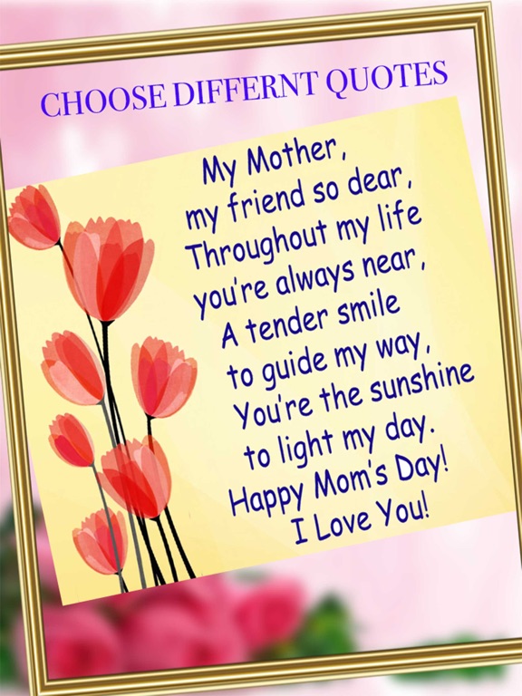 Screenshot #5 pour Mother's Day Cards & Quotes