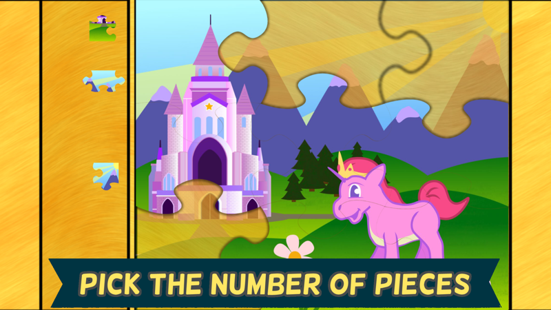 Pony Games for Girls: Little Horse Jigsaw Puzzles official gameplay screenshot 5