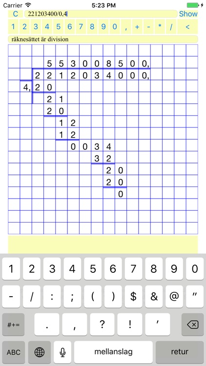 matematik uppställning algoritm
