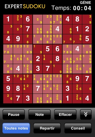 Screenshot #2 pour Expert Sudoku