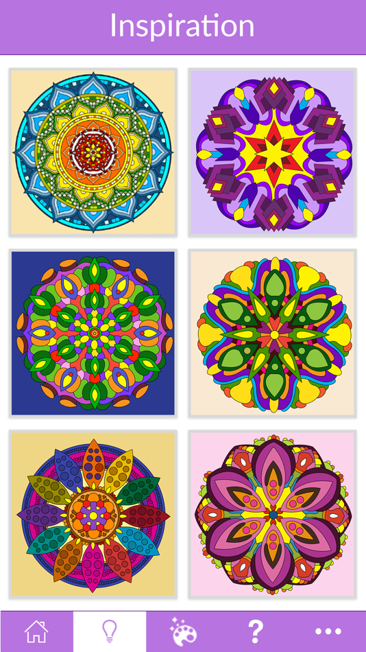 #4. Mandala Coloring - For Adults (iOS) Ved: Mandira Banerjee