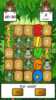 jungle math bingo iphone screenshot 3