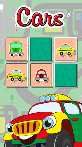 Game screenshot Cars find the Pairs learning game mod apk