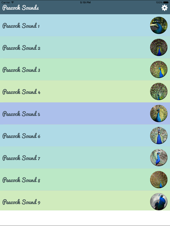 Screenshot #4 pour Peacock - Chirping Sounds