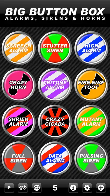 Big Button Box: Alarms, Sirens & Horns - sound fx screenshot 5 of 5