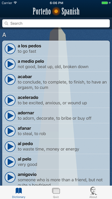 Screenshot #1 pour Porteño Spanish