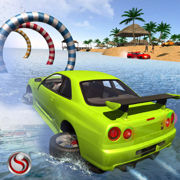 Water Surfer Beach Stunt Car Driving