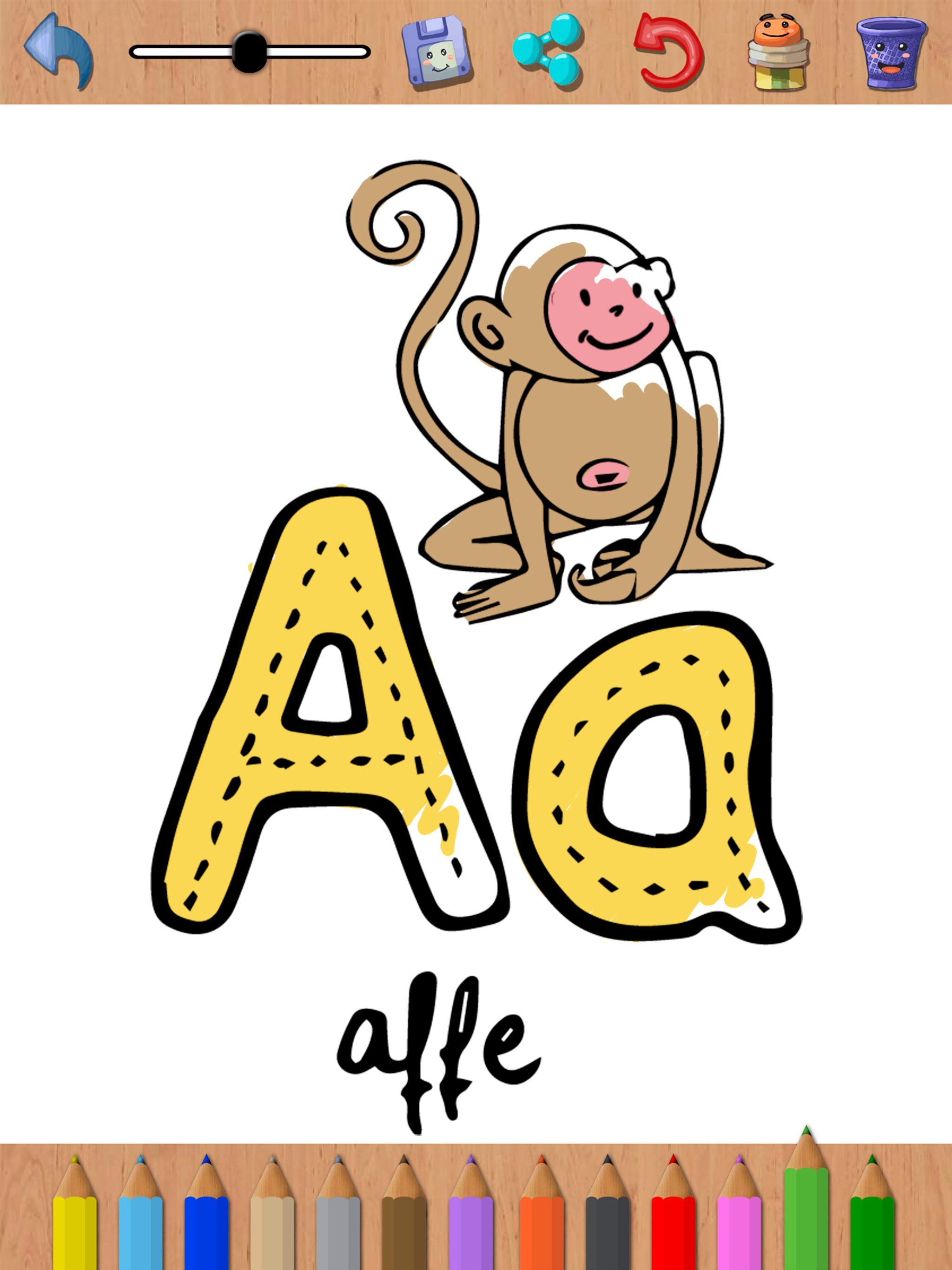 Paint alphabet - ABC