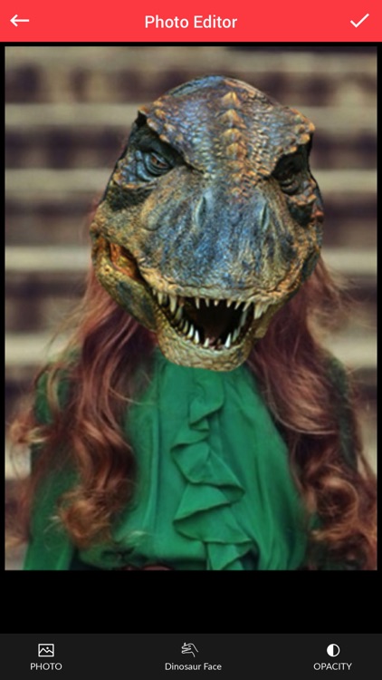 Dinosaur Face Photo Editor - Dinosaur Face Sticker