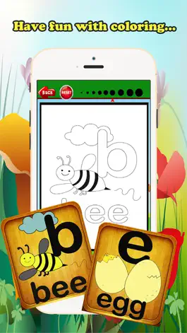 Game screenshot Coloring Book ABC Alphabet Lower children age1-10 hack