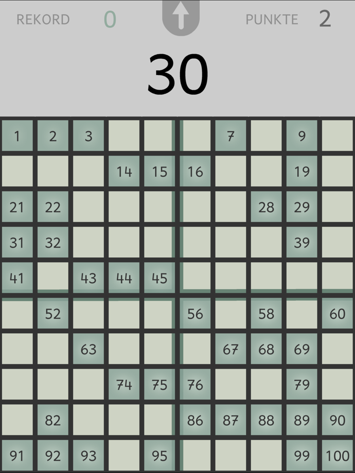 Find the number in the Hundred Frame