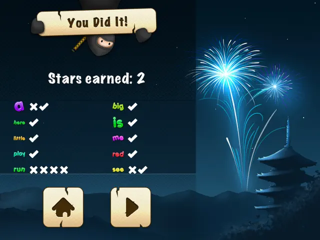 Sight Words Ninja - Slicing Game to Learn to Read screenshot 9