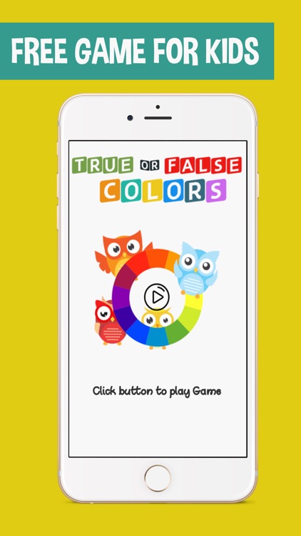True or False Color Game