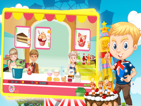 Screenshot #6 pour Cake Maker Shop Jeu de cuisine pour fille