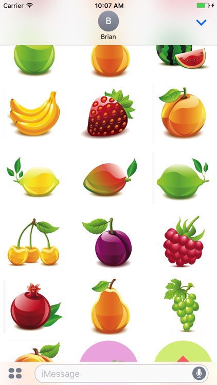 Sweetie Fruit Stickers