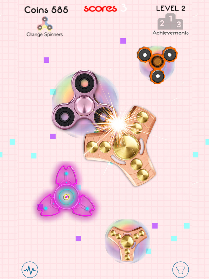 Fidget spinner - fight to kill time