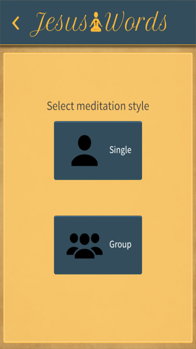 Jesus Words Meditation iPhone screenshot 2 - Lifestyle app