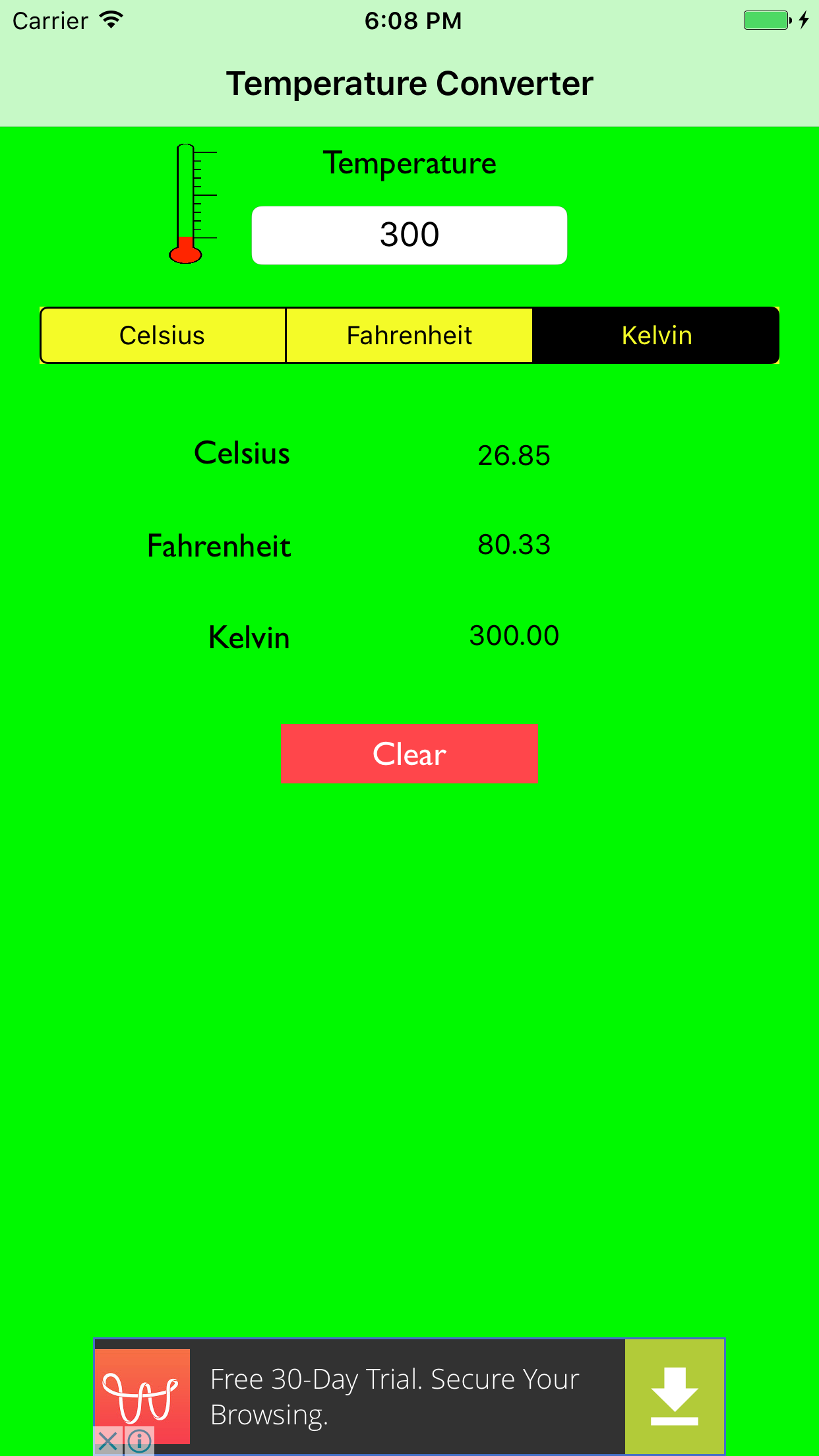 Temperature Converter screenshot 3