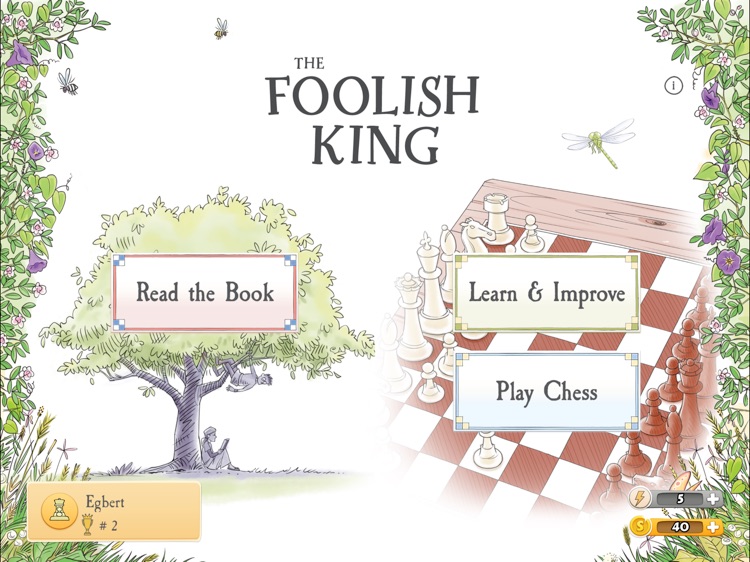 The Foolish King - game & book