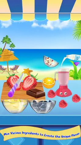 Game screenshot Milkshake Cooking Master-Beach Restaurant Party hack