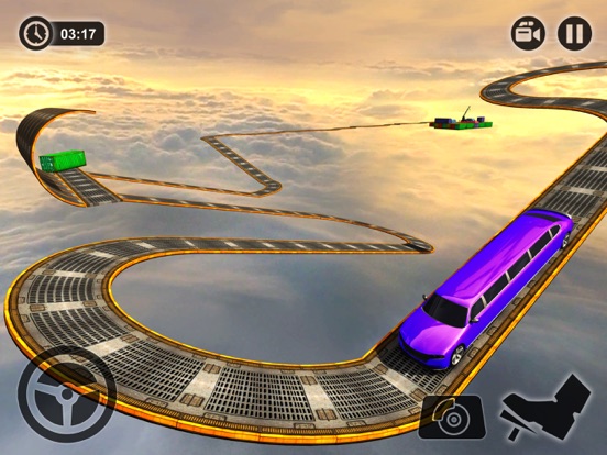 Limousine Car Driving Simulator - Impossible Track iPad screenshot