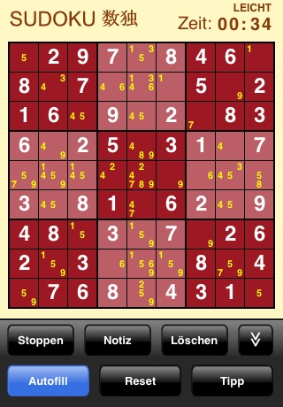 Sudoku SE screenshot 2