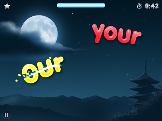 Screenshot #6 pour Sight Words Ninja - Slicing Game to Learn to Read