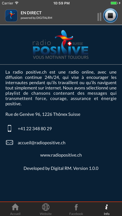 How to cancel & delete Radio Positive Suisse from iphone & ipad 2